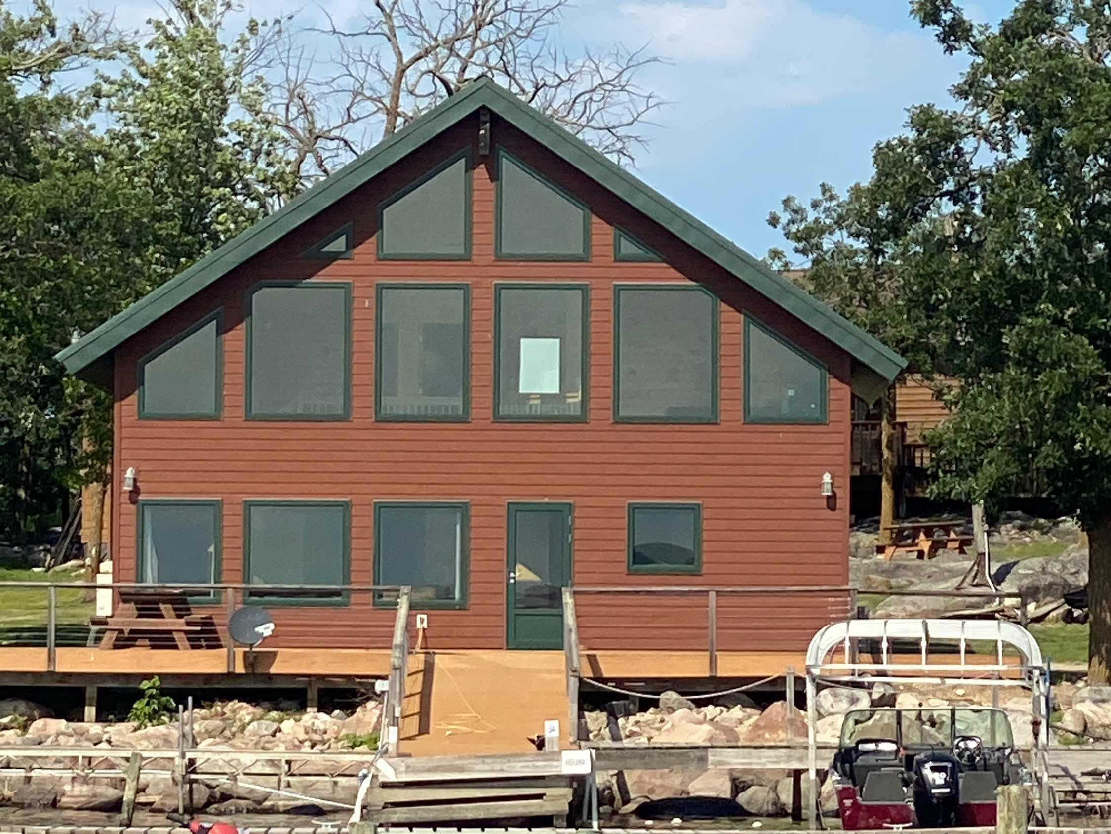 cabins cyrus flag island resort